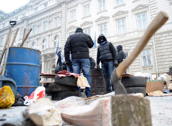 KIEV. La capital convulsionada.