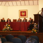 ANIVERSARIO. La ceremonia en el saln auditorio de la cementera chuquisaquea.