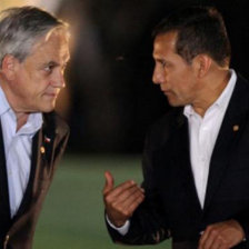 MANDATARIOS. Los presidentes Sebastin Piera y Ollanta Humala aguardan el fallo con gran expectativa.