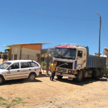 DETENIDO. El trabajo en la salida a Ravelo.