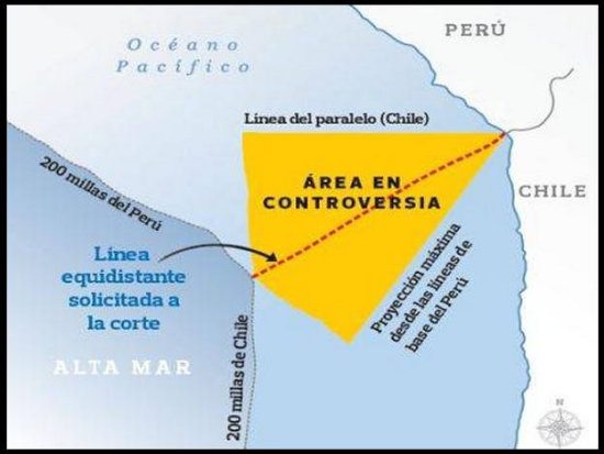 LITIGIO. Tanto el gobierno de Sebastin Piera en Chile como el de Ollanta Humala en Per dicen estar confiados y prometieron acatar el fallo sobre lmites territoriales.