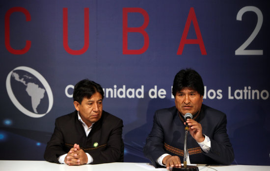 CONFERENCIA. Morales llam a sesin, el lunes venidero, a miembros del Consejo de Reivindicacin Martima para analizar el fallo de La Haya.