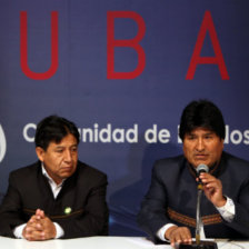 CONFERENCIA. Morales llam a sesin, el lunes venidero, a miembros del Consejo de Reivindicacin Martima para analizar el fallo de La Haya.