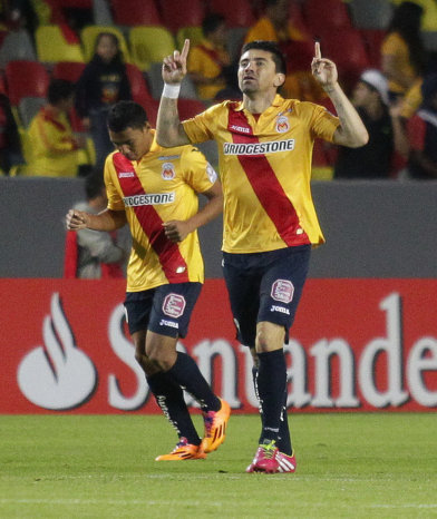 La celebracin de los jugadores del Morelia.