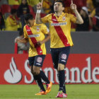 La celebracin de los jugadores del Morelia.