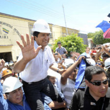 APOYO. Sectores proclaman a Evo Morales.