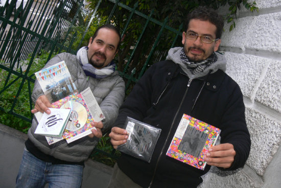 DO. Los msicos de Negro y Blanco, Christian Bentez y Mario Ramrez, con su nuevo disco.