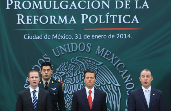 POLÍTICA. El presidente de México, Enrique Pena Nieto, junto a Ricardo Anaya.