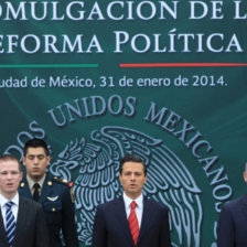 POLÍTICA. El presidente de México, Enrique Pena Nieto, junto a Ricardo Anaya.