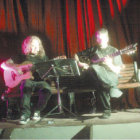 DÚO. El recital del Negro y Blanco en el Teatro 3 de Febrero, anoche.