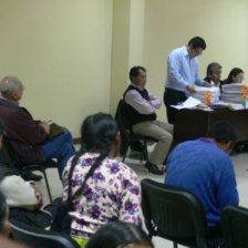 AUDIENCIA. En un Tribunal de la Capital.