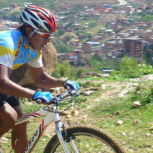 Una de las pruebas preparatorias para el Campeonato Nacional de Bicimontaa.