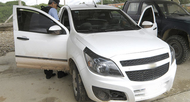 TRAFICANTES. La droga estaba camuflada en los compartimientos de un vehculo.