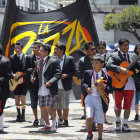 AGRUPACIN. La Razza durante su participacin en el Carnaval de Antao.