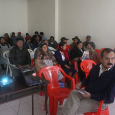 REPRESENTACIN. Dirigentes de los distritos urbanos estuvieron presentes en el informe.