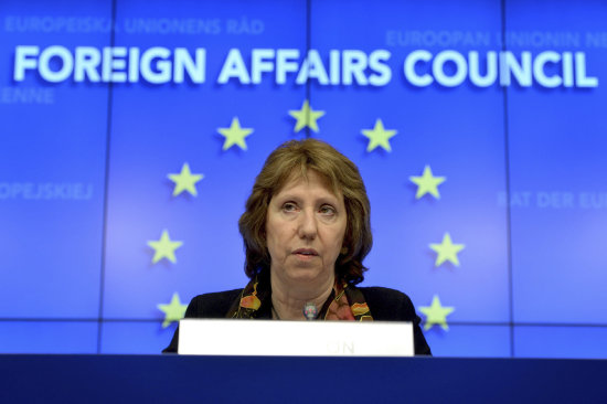 INFORME. Catherine Ashton, representante de Poltica Exterior de la Unin Europea.