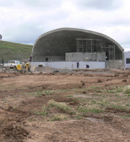 ESCENARIO. El rea de espectculos tiene una superficie de 500 metros cuadrados.