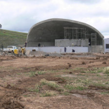 ESCENARIO. El rea de espectculos tiene una superficie de 500 metros cuadrados.