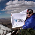 EN LA CIMA DEL PARINACOTA. El francs Paul Baudry, el 12 de julio de 2013.