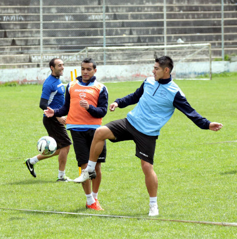 La Academia celeste en uno de sus ltimos entrenamientos en La Paz.