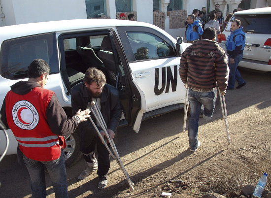 AYUDA. Operativos de la Media Luna Roja.