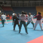 Con el curso para atletas y entrenadores, ayer se puso en marcha el Campeonato Nacional de Karate, en Sucre.