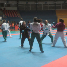 Con el curso para atletas y entrenadores, ayer se puso en marcha el Campeonato Nacional de Karate, en Sucre.