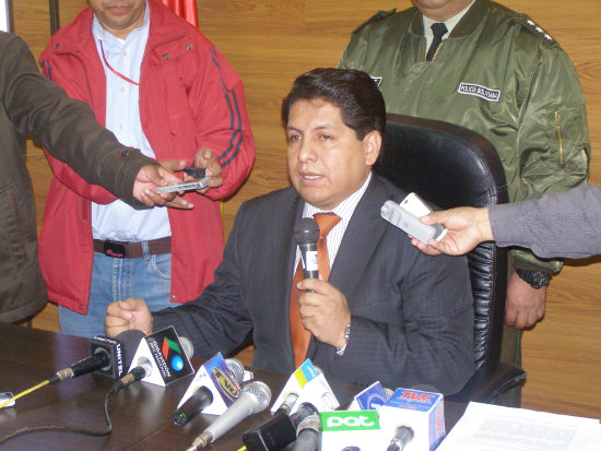 DECISIN. El fallo fue dado a conocer por el presidente del TCP, Ruddy Flores.