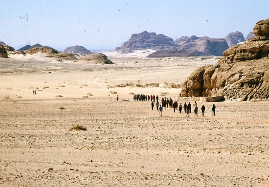 TERRORISMO. Vista de un paraje desolado de la Pennsula del Sina, en la frontera entre Egipto e Israel.