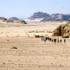 TERRORISMO. Vista de un paraje desolado de la Pennsula del Sina, en la frontera entre Egipto e Israel.