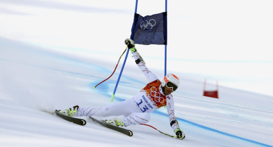 El estadounidense Bode Miller gan el bronce en la prueba de esqu alpino.