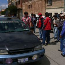 PARADA. Empresarios y afiliados a un Sindicato de expresos rpidos en conflicto por la implementacin de una parada en la zona de la Terminal de Buses.