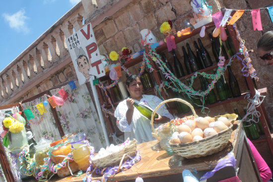 TRADICIN: La chichera en la eleccin de los soberanos del Carnaval de Antao el pasado domingo.