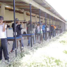 El torneo se desarroll ayer en el Polgono de Yotalilla: abajo, algunos de los ganadores del certamen local.