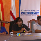 ACTO. La presentacin del reglamento de funcionamiento de la Universidad Pedaggica en la Direccin Departamental de Educacin, ayer.