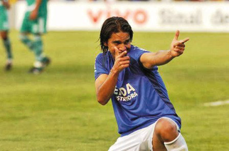 El boliviano Marcelo Martins va marcando goles en el Cruzeiro brasileo.