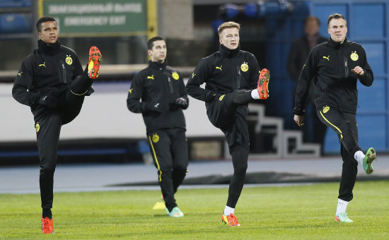 El Borussia Dortmund ya se encuentra en Rusia para jugar con el Zenit.