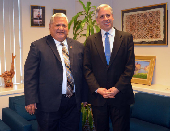 NUEVA YORK. Con el Primer Ministro de Samoa.