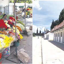 INCOHERENCIA: Floristas continan asentadas en la intemperie; mientras la nueva infraestructura est abandonada.