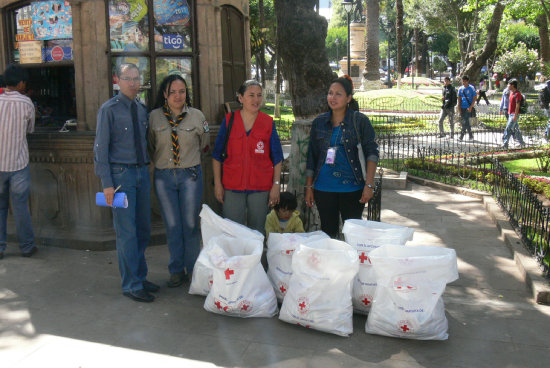 DONACIONES. Los primeros beneficiados sern 145 familias de El Villar e Icla.