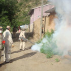 MEDIDAS. El SEDES contina con la fumigacin en las zonas de riesgo.