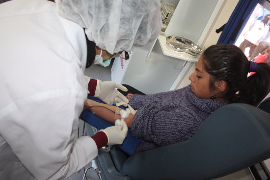 SOLIDARIDAD. El Banco de Sangre pide que acudan ms donantes.