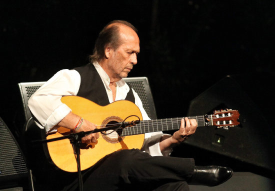 GENIO. El virtuoso guitarrista espaol Paco de Luca.