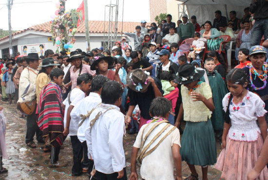 FIESTA: La celebracin del Carnaval en Yotala, el ao pasado.