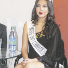 BELLEZA. Miss Chuquisaca, Adriana Delgadillo.