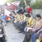 PROTESTA. La movilizacin del pasado martes, en el frontis de la Alcalda de Sucre.