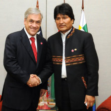 RELACIONES. El presidente Evo Morales y el presidente Sebastin Piera nunca se entendieron respecto a la demanda martima boliviana, que termin alejndolos ms.