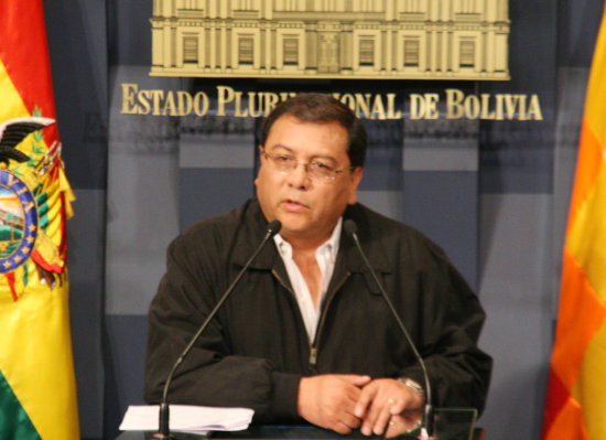 INFORME. El ministro Jos Zamora.