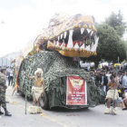 GANADORES. El carro de dragn del Liceo Militar.