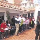 APERTURA. Autoridades en la casa.